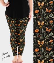 Load image into Gallery viewer, RTS - Butterflies at Dusk Leggings w/ Pockets
