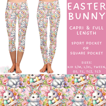 Load image into Gallery viewer, Ready To Ship - Easter Bunny Full Length Leggings - Sports Pocket OS
